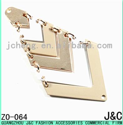 China The latest paint alloy for women's shoes decorative buckle ZO-064 for sale