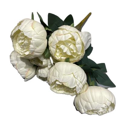 China European Wedding Decor Flower Artificial Peony Ties Factory Wholesale for sale