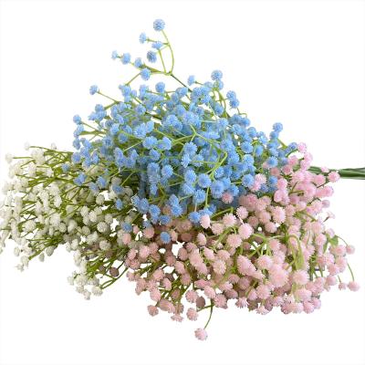 China Factory price modern artificial flower gypsophila babysbreath for wedding decoration backdrop for sale