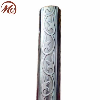 China Construction embossed welded stainless steel pipe for sale