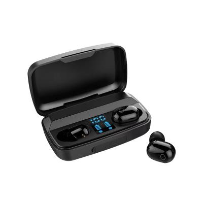 China A10S In-ear Radio 5.0 Headphones Mini Invisible Earbuds 8D Stereo Sound Canceling Headset LED Display for sale