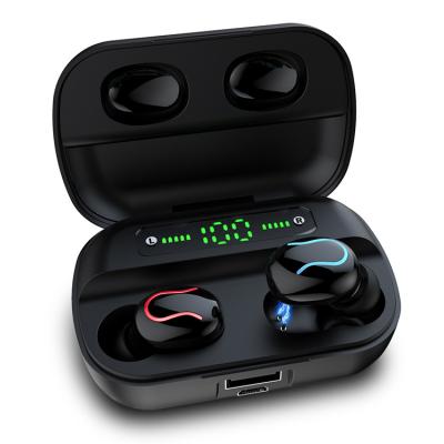 China In-ear digital display sound canceling earbuds 3500 mAh power bank in ear wireless headphones for sale