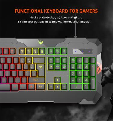 China Colorful Lighting Wired RGB Led Gamer Package No MOQ C505 Gaming Keyboard Mouse Keyboard And Led Mouse Headset Combo Set For Sourcing Agent for sale