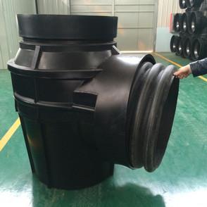 China High durability PE groove flow 90 degree elbow cable chamber Inspection chamber use for Municipal Drainage for sale