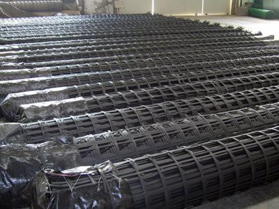 China Geogrid biaxial usado en aeropuerto del ferrocarril de la carretera en venta