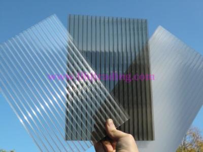 China Anti-drip 2 layer Hollow Polycarbonate Sheet 10 Years Guarantee for sale