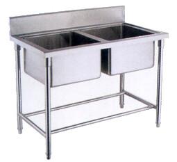 China OEM  Deep Double sink stainless steel wash basin for kitchen for sale