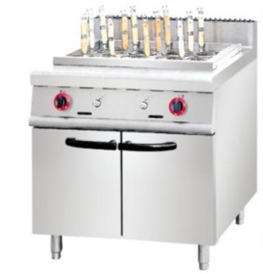 China Industrial Chinese Cooking Equipment / gas pasta cooker with cabinet 18KW for sale