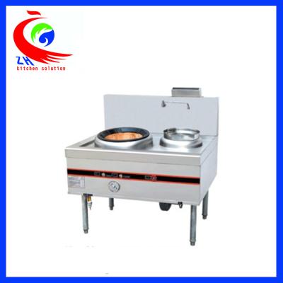 China Chinese food equipment one burner gas cooker gas stove wok range with sink for sale