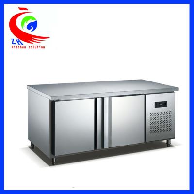 China Congelador de refrigerador comercial del almacenamiento vegetal del restaurante del tipo de contador horizontal en venta