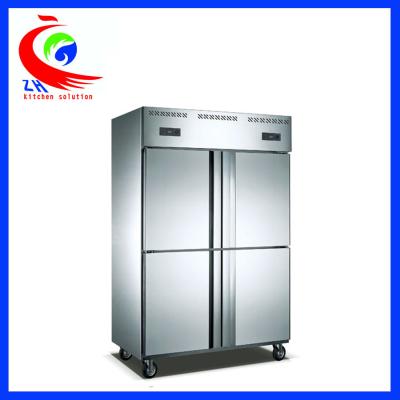 China refrigerador da cozinha do equipamento de refrigeração do restaurante de 4 portas para o hotel comercial à venda