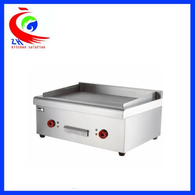 China Catering Counter Top Western Kitchen Equipment Stainless Steel Electric Griddle for sale