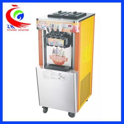 Chine Machine de crème glacée de trois saveurs à vendre