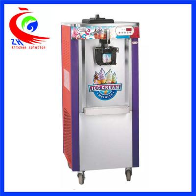 China Single Handle Commercial Ice Cream Maker Machine 220-240v / 50hz for sale