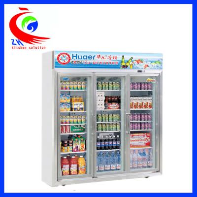 China _ Upright Beverage Showcase Refrigeration Equipment Refrigerator Display Cooler zu verkaufen