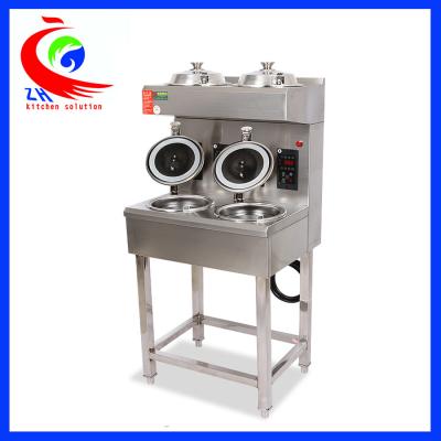 China 4 ClayPot Chinese Cooking Machine ELectric Cabinet Stove 3.4KW for sale