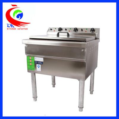 China freistehende Pommes-Friteselektrisches Fritteuse-Edelstahl-Material der Chip-30L zu verkaufen