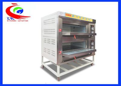 China 2 Decks 4 trays custom commercial Baking Equipment bread cake toast tandoor gas breakfast oven for sale