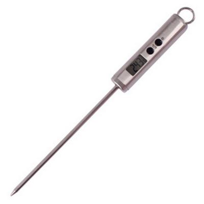 China KH-TH017 Full Stainless Steel Ensure Food Reach Cooking Digital Probe Folding BBQ Meat Thermometer for sale