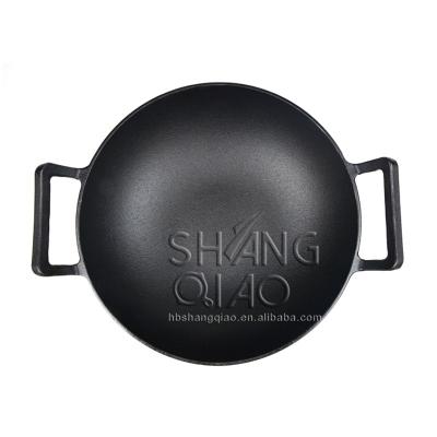 China 2021 Sustainable Household Cooker Set Enamel Cooking Large Chinese Non Stick Wok for sale