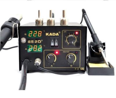 China KADA 852D Welding Rework Welder Hot Air Station Soldering Iron SMD Soldering Station for sale