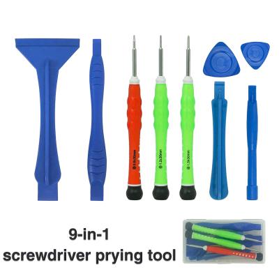 China Cell Phone Repairs 9 in 1 Set Opening Repair Tools Mobile Phone and Screen Disassemble Screwdriver Pry Tools for sale