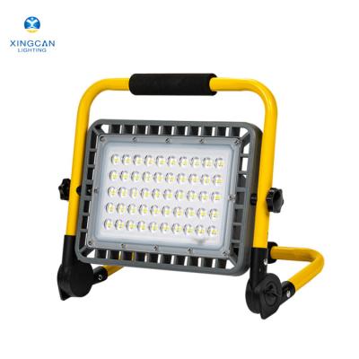 China XC-CDTGD-100W portable rechargeable led camping light work light aluminum outdoor battery emergency lamp100W light for sale