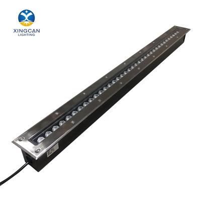 China LANDSCAPE recessed waterproof 3w 6w 9w 12w 18w 24w 36w outdoor inground lamp landscape ip67 led linear underground light for sale