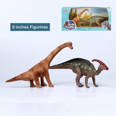 China Wisdom Exploring 9 Inch Kids Dinosaur Plastic Educational Figure Toy For Boys Girls Toddlers 5 Inches Tall For Each for sale