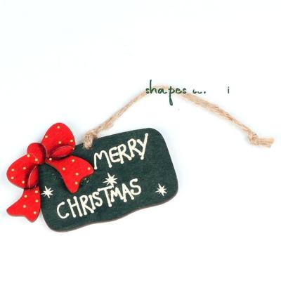 China Plywood House Decorate Wholesale Wooden Christmas Hanging Ornaments For Customize for sale