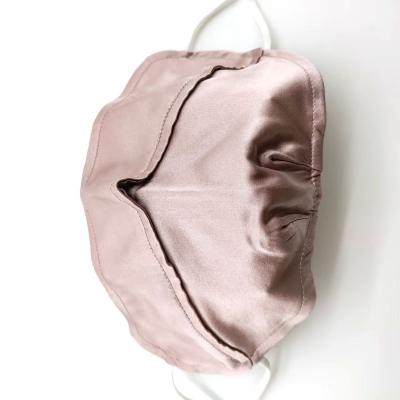 China Breathable Custom 3 Layers Soft Silk Face Mask 16mm 19mm 100% Mulberry Office Home Uses for sale