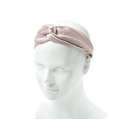 China Hair Care 16 19 22 Momme Wrap Hairbands Silk Headband Silk Hairband Luxury Satin Craft Headband for sale