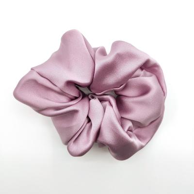 China 16mm punk style stretch hair band elastic natural silk comfortable 100% pure silk satin for sale