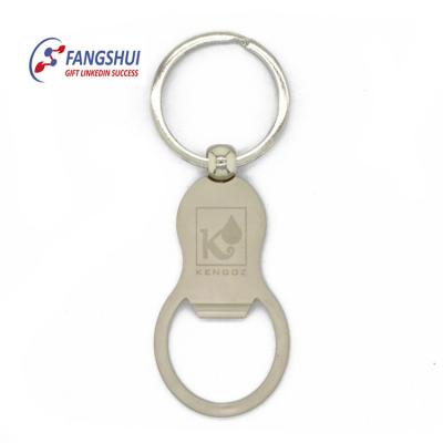 China Sublimation Metal Stainless Steel Laser Logo Beer Bottle Opener Customized Cheap Viable Wholesale Hot Sale Beer Bottle Opener Key Chain for sale