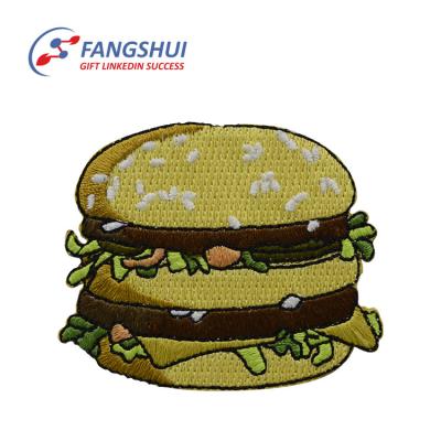 China 3D Custom Design Cheap Felt Bottom Slim Embroidered Patches Made Sew On Embroidery Felt Patch For Apparel for sale