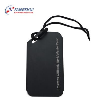 China Low MOQ stainless iron metal id card personalized+anodized luggage tag waterproof plain aluminum luggage tags for hotel and airport for sale