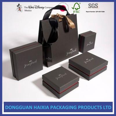 China Luxurious Appearance Custom Packaging Boxes Good Craftsmanship For Jewelry Set for sale