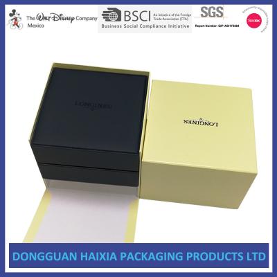 China Safe Packaging Custom Rigid Boxes Rigid Hard Paper Gift Box For Watches for sale