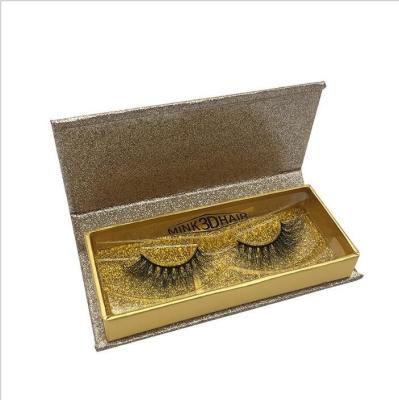 China Printed Empty Cosmetic Boxes , Eyelash Recycled Cosmetic Packaging for sale