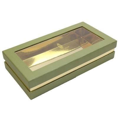 China Lightweight Hand Made Cardboard Gift Boxes With Window Transparent for sale