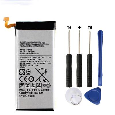 China Original Mobile Phone Battery EB-BA300ABE For SAMSUNG GALAXY A3009 A300X A3 A3000 1900mAh for sale