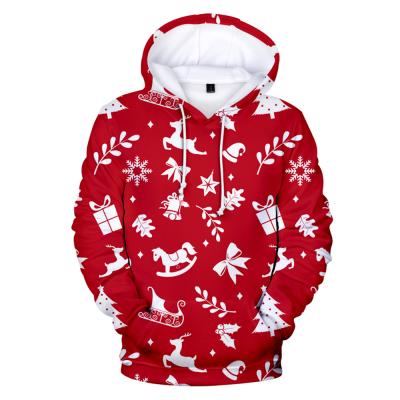 China Anti-wrinkle Christmas 3D print hoodie for sale