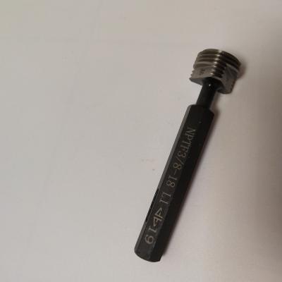 China GCr15 NPTF RC Wire Taper Internal Steel Gage Taper Screw Limit Pitch GO NOGO for sale