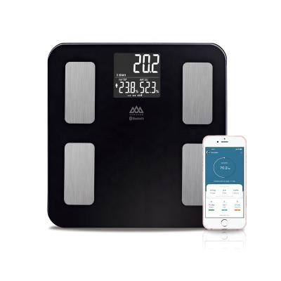 China Customized Viable Connection App Wireless Body Analysis Smart Smart Bathroom Scale Weighing Body Fat Scale for sale