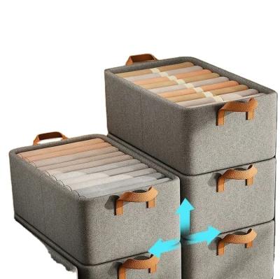 China Sustainable Good Quality Cloth Bed Oem China Wholesale Storage Box With Compartment for sale