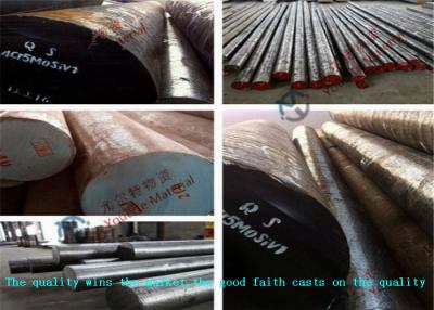 China Cold Work Milling High Speed Tool Steels Flat Bar Din 1.2767 100Cr6 ASTM 6F7 with 16mm - 500mm Thickness for sale