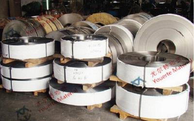 China Annealed 321 310S Polished Stainless Steel Strips , ASTM NO.8 No.1 No.4 Pipe Steel Strip for sale