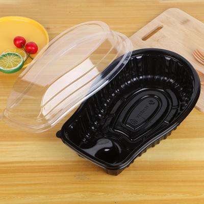 China Food Grade Recyclable Plastic Package Box For Chicken Fresh Box for sale