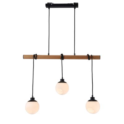 China Decorative Wooden Wooden Hanging Lamp Holder Pendant Lamp Ceiling Light for Living Room Dining Room and Bedroom for sale