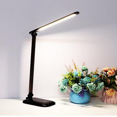 China Farm LED Wireless Charging Desk Lamp USB Charging 3 Models Touch Control Reading Lamp Eye Protection Dimmable Table Lamp for sale